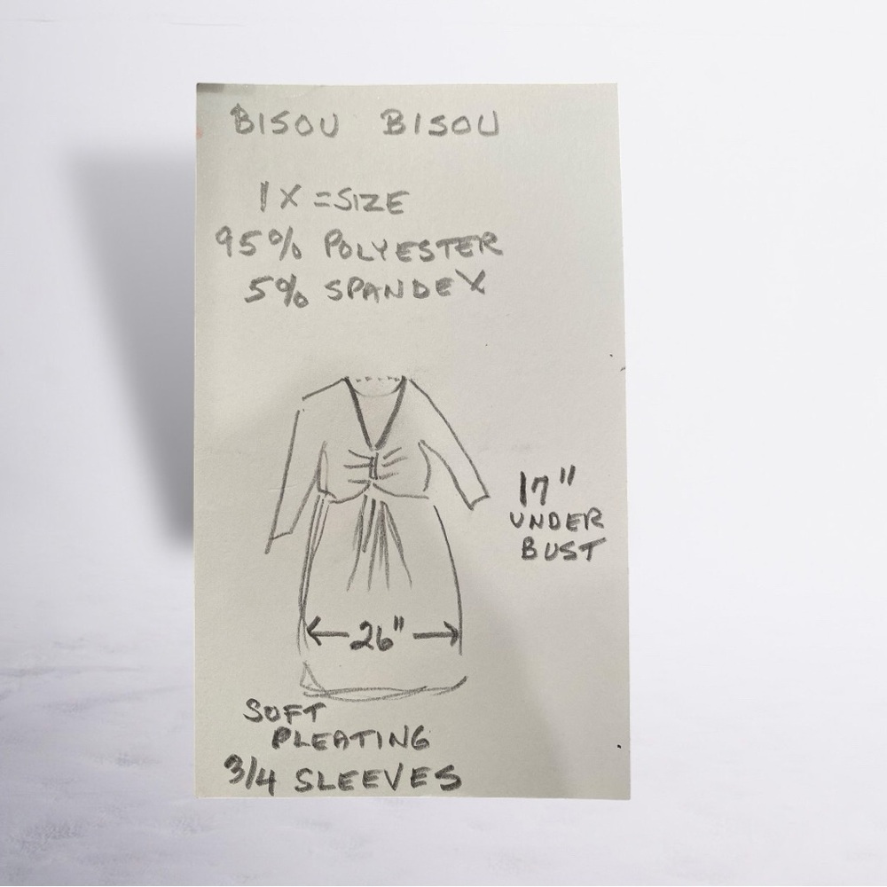 Bisou Bisou Elegant Black Dress - Picture 3 of 9